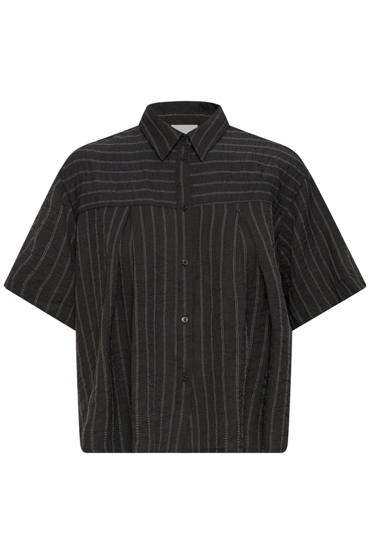 IC Fienna shirt - black/white stripes