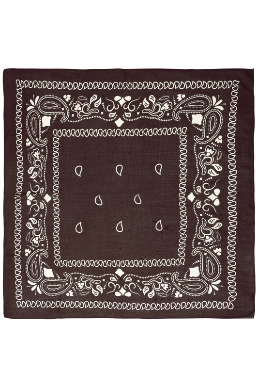 IC MARY Scarf - brun m/mønster