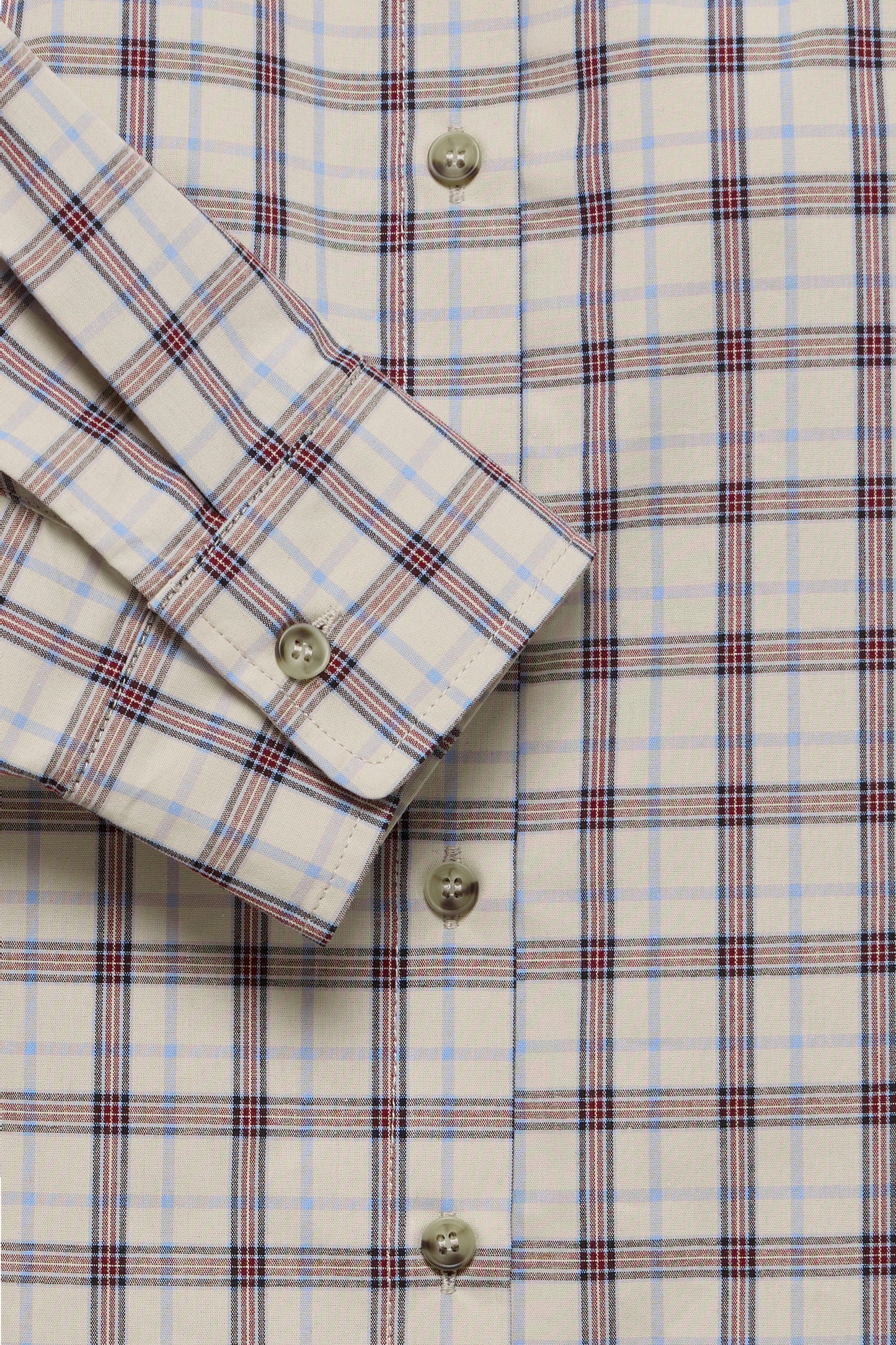 IC COLOMO SHIRT - Oyster Gray - brun tern