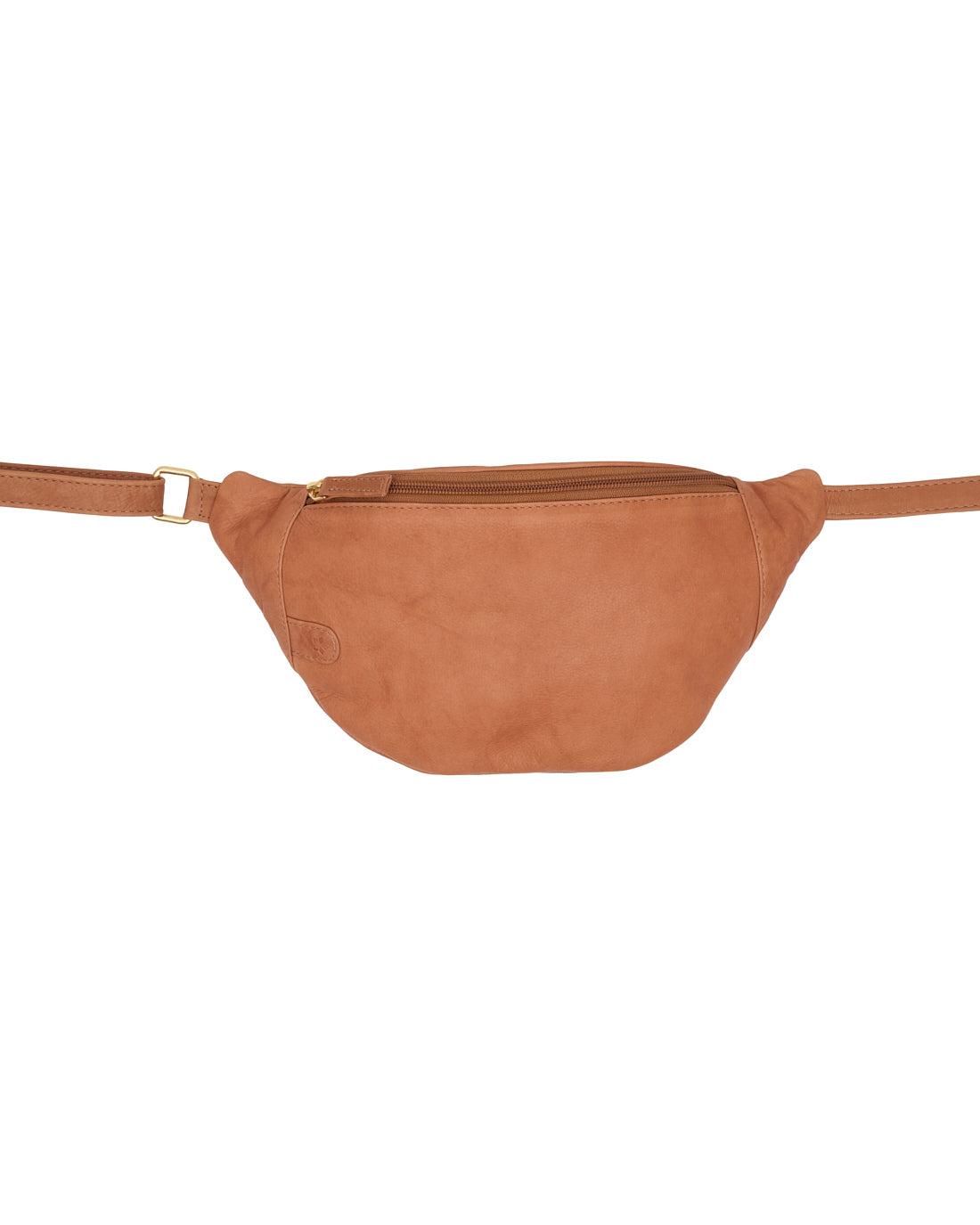 TS Misse Bumbag læder - Cognac/gold