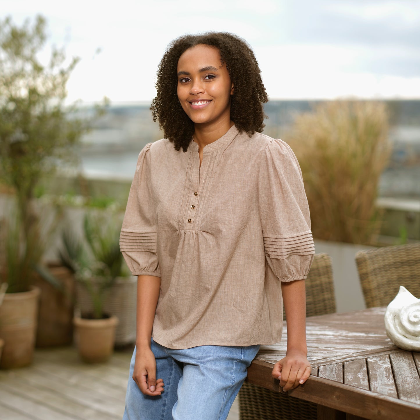 PP Camilla Blouse - sand