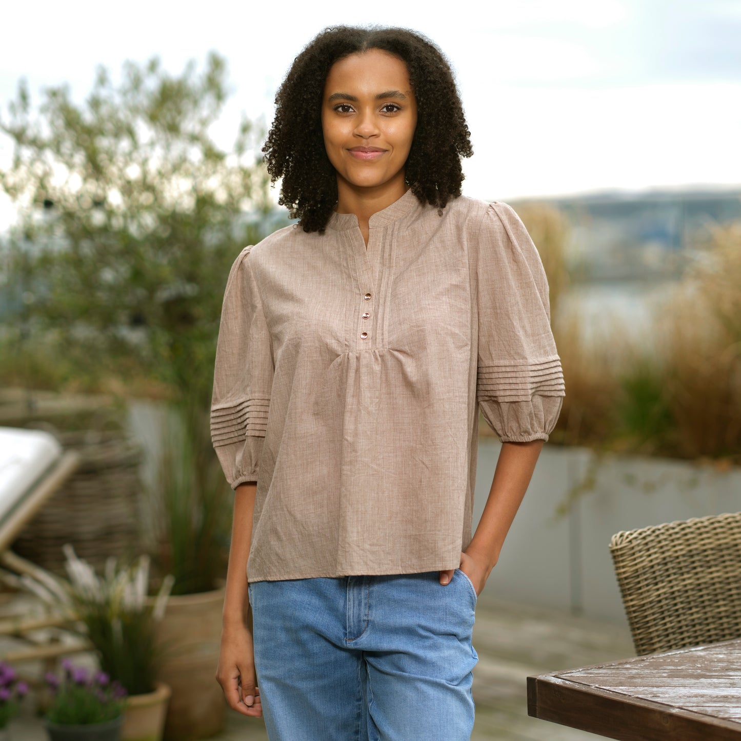 PP Camilla Blouse - sand