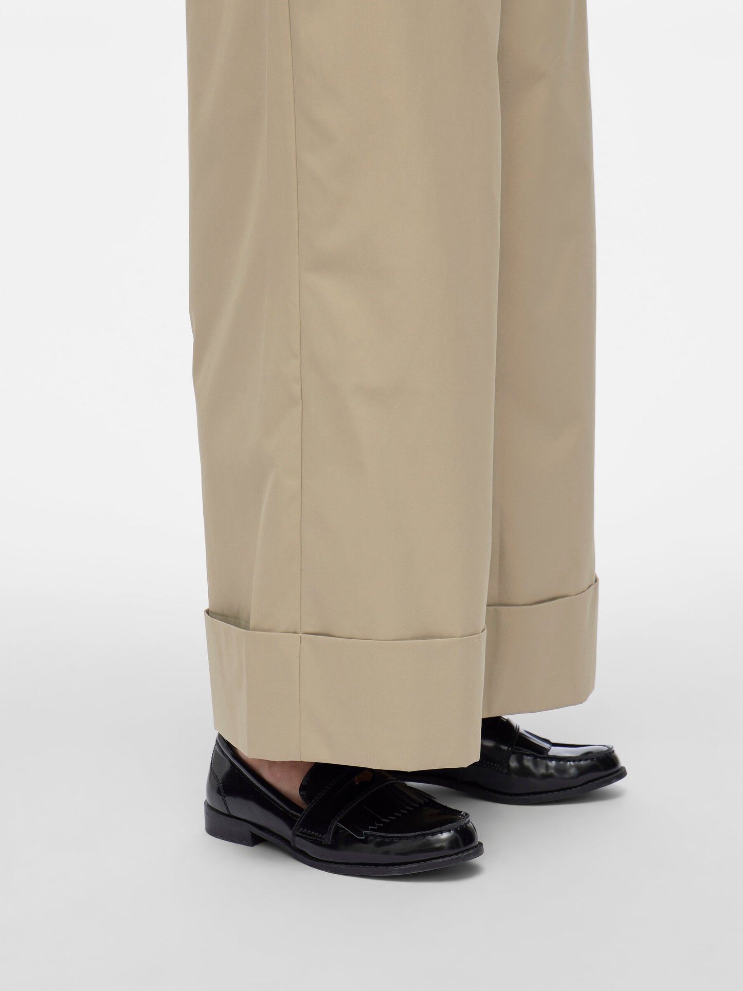VL Visefrida 7/8 fold up pants - beige green
