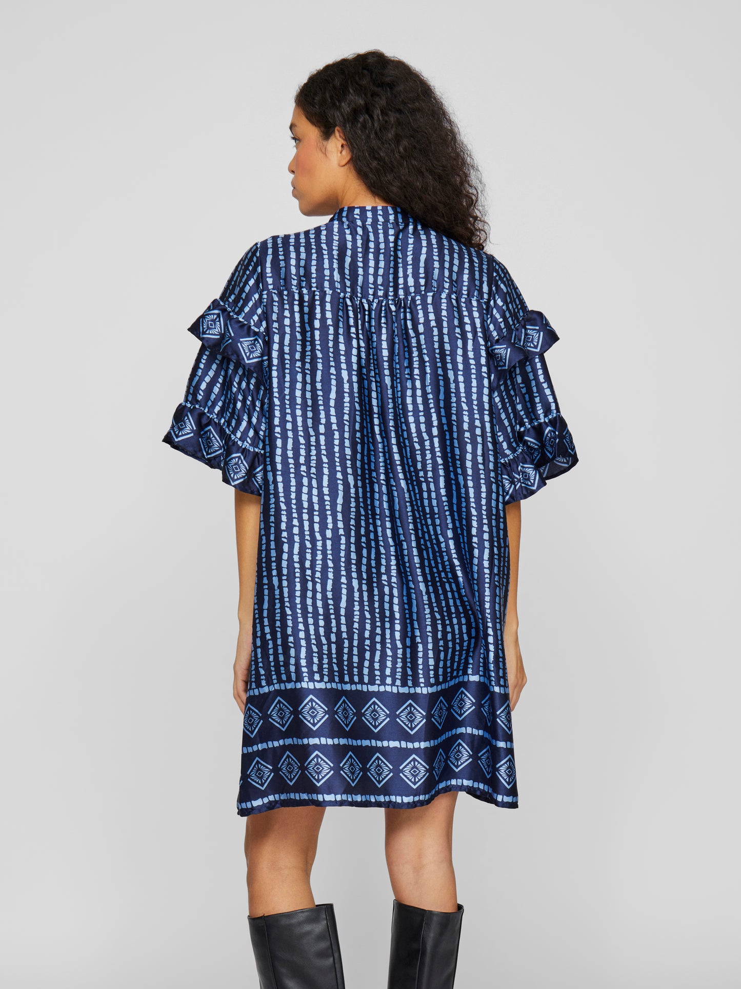 VL Vikavas 2/4 frill dress - navy