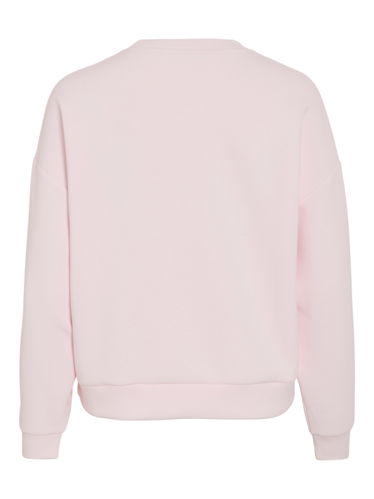 VL Sweatshirt - lyserød m/detalje