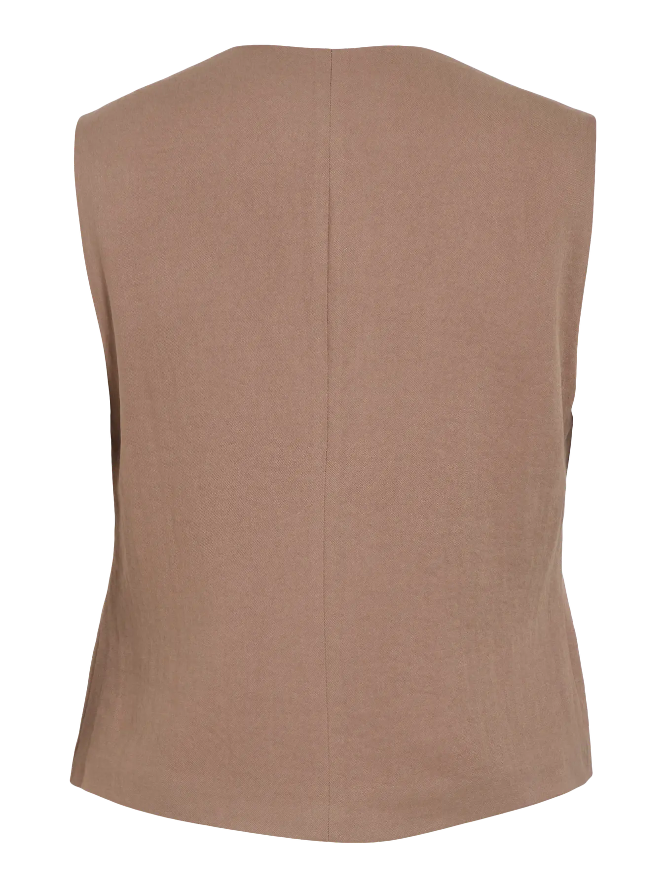 VL VIFLEA S/L TAILORED VEST - brun