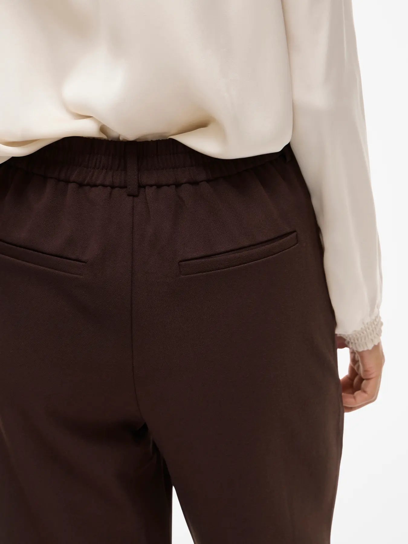 VL VIVARONE HW WIDE PANT - chokolate