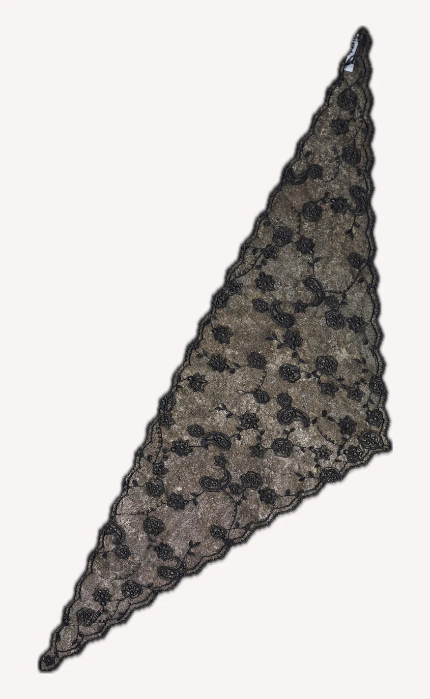SP Scarf-501 - sort m/blonder