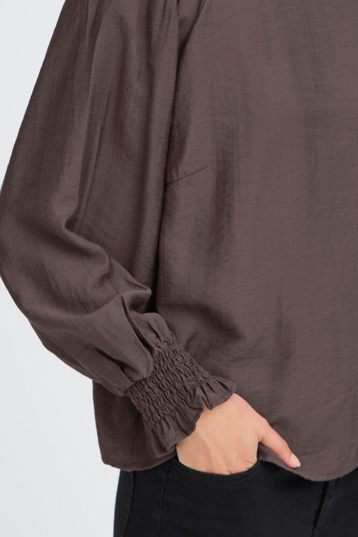 IC Wilma blouse - Shale brun