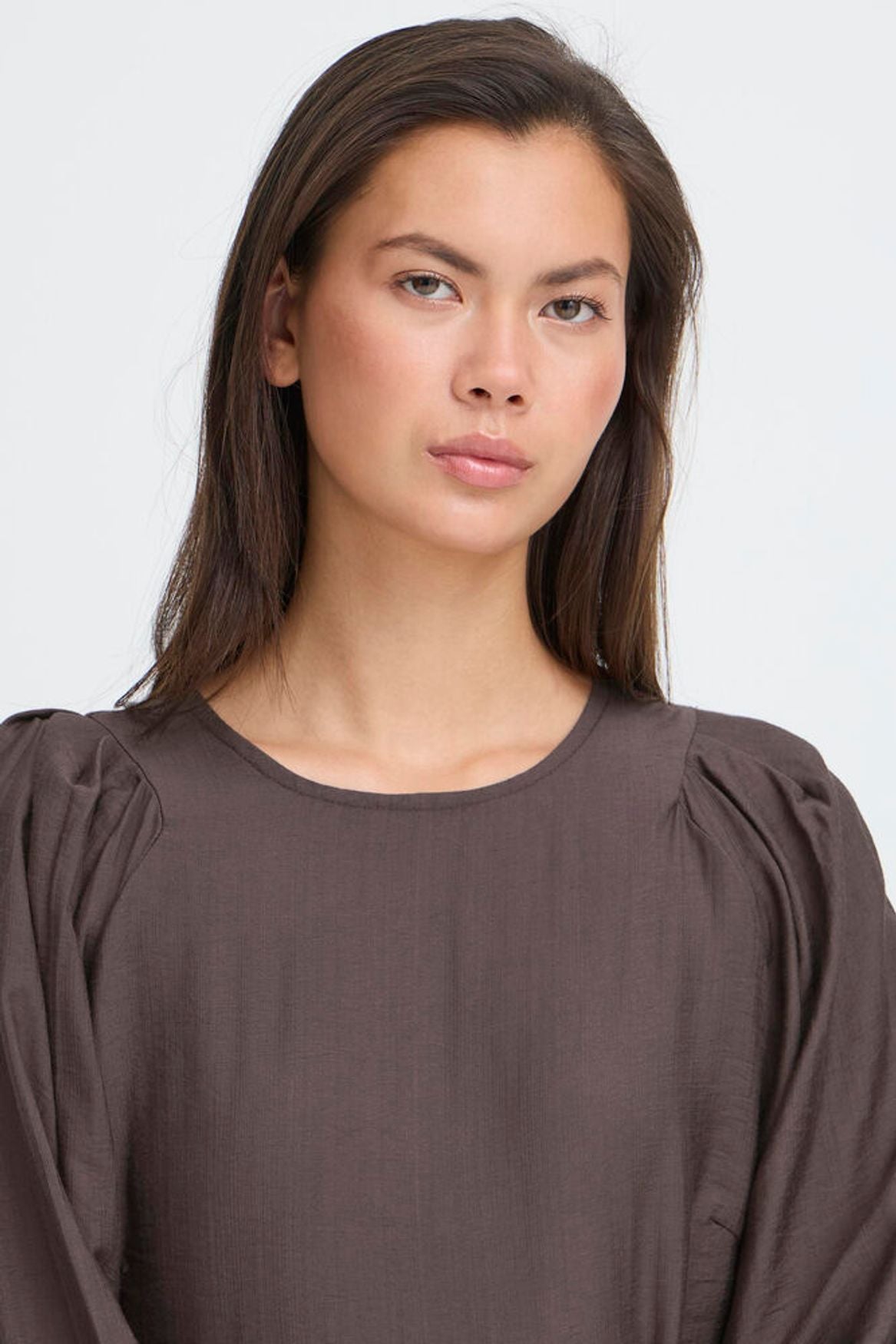 IC Wilma blouse - Shale brun