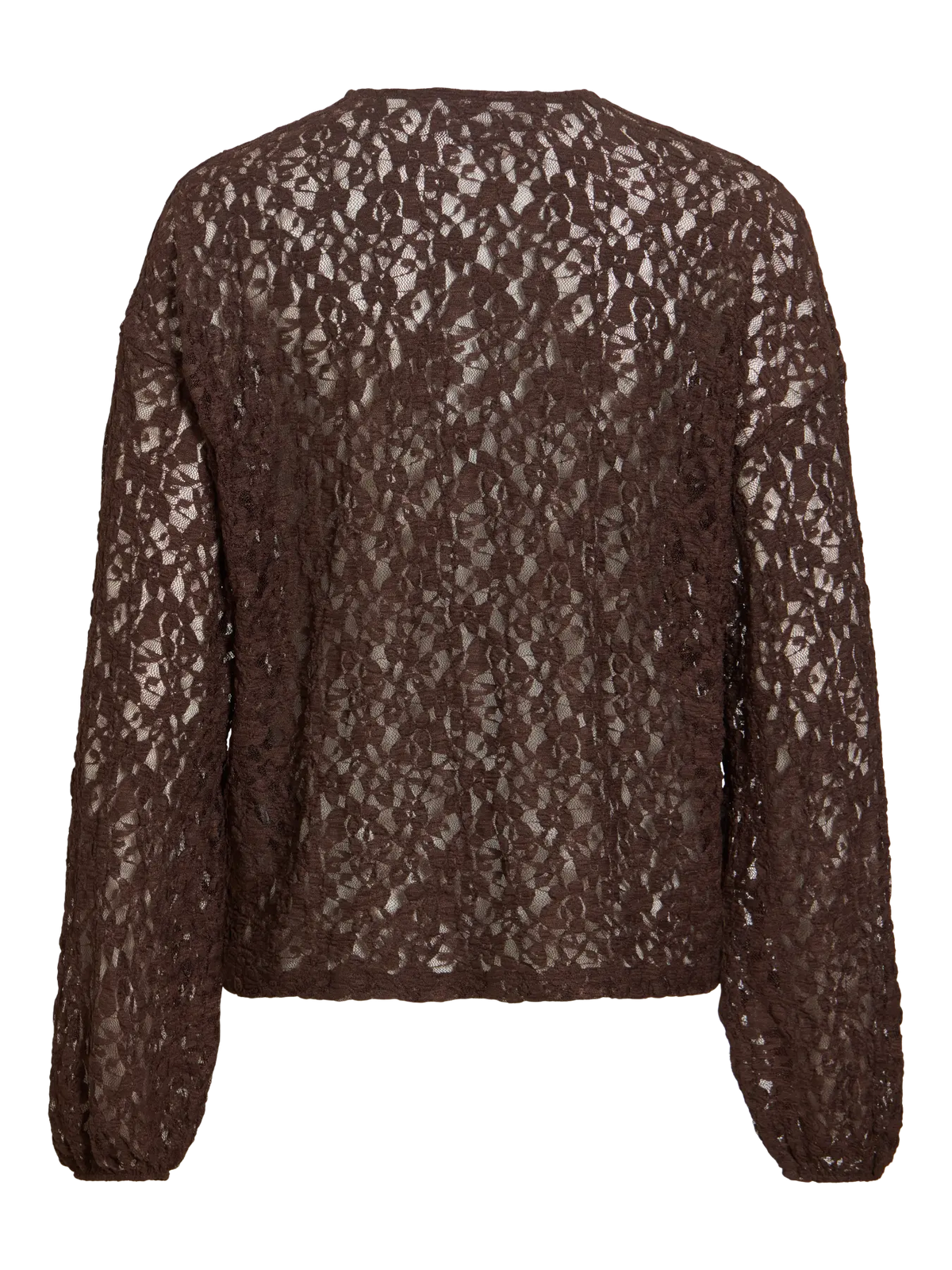 VL VIALDEIA O-NECK L/S Bluse - brun
