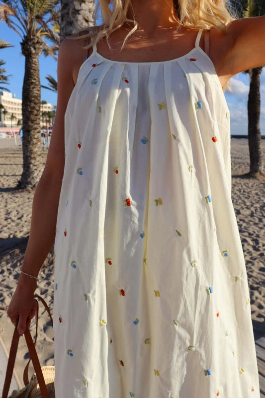 LB Similla strop dress - cashew creme