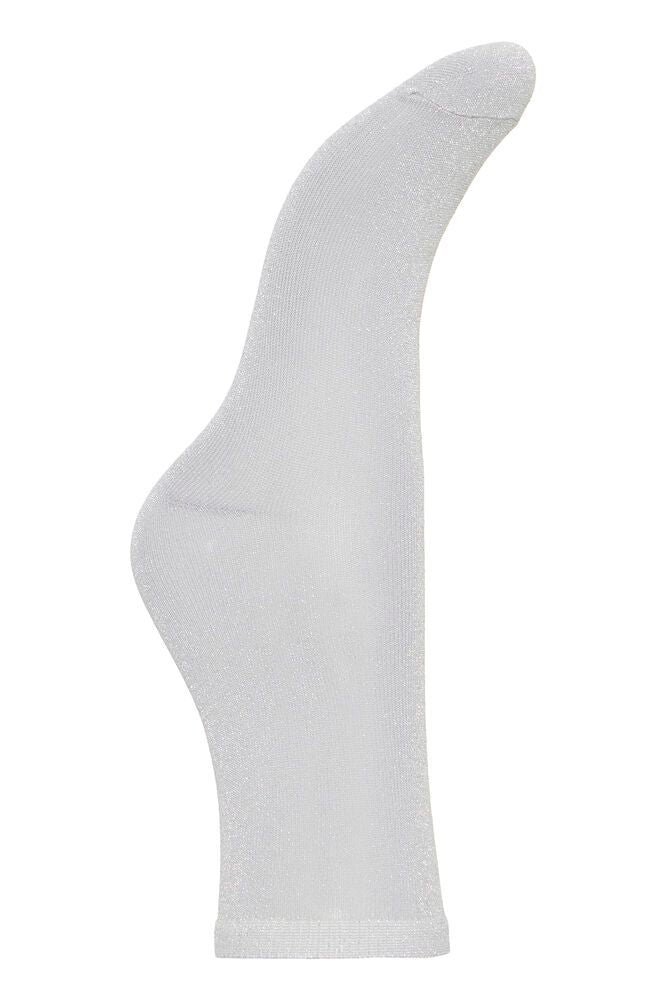 IC Glitter strømper i julestjerne - silver