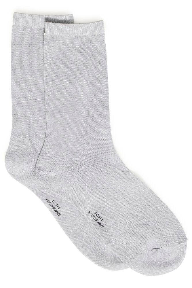 IC Glitter strømper i julestjerne - silver