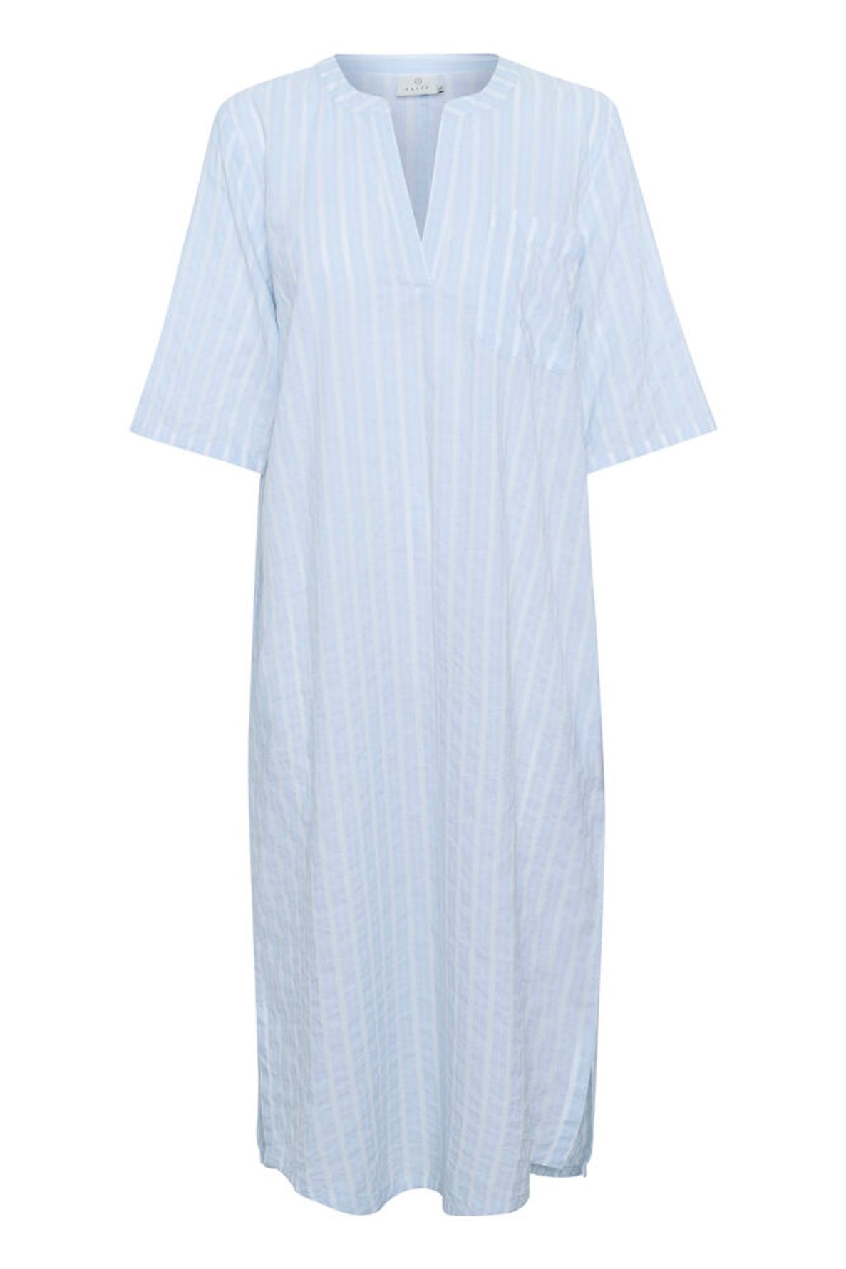 KA Sara Kaftan Dress - blue/white stripe