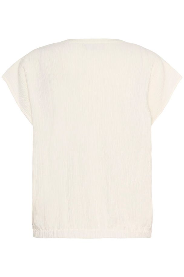 KA Gitte Hør Blouse - Feather Gray Beige