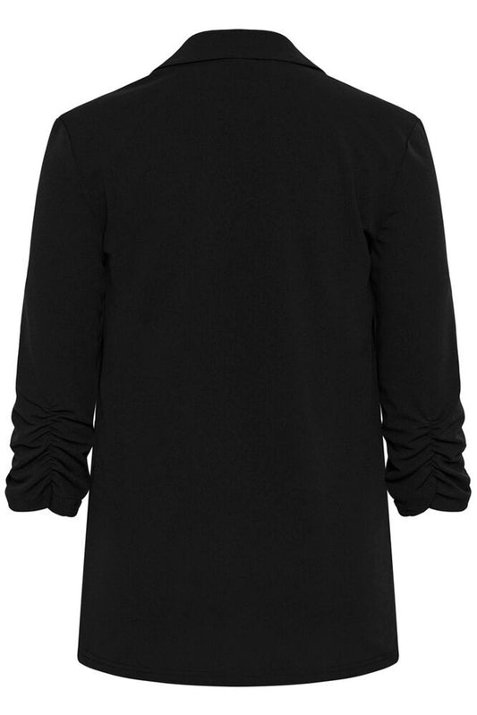 KA Pheobe 3/4 sleeve Blazer - black