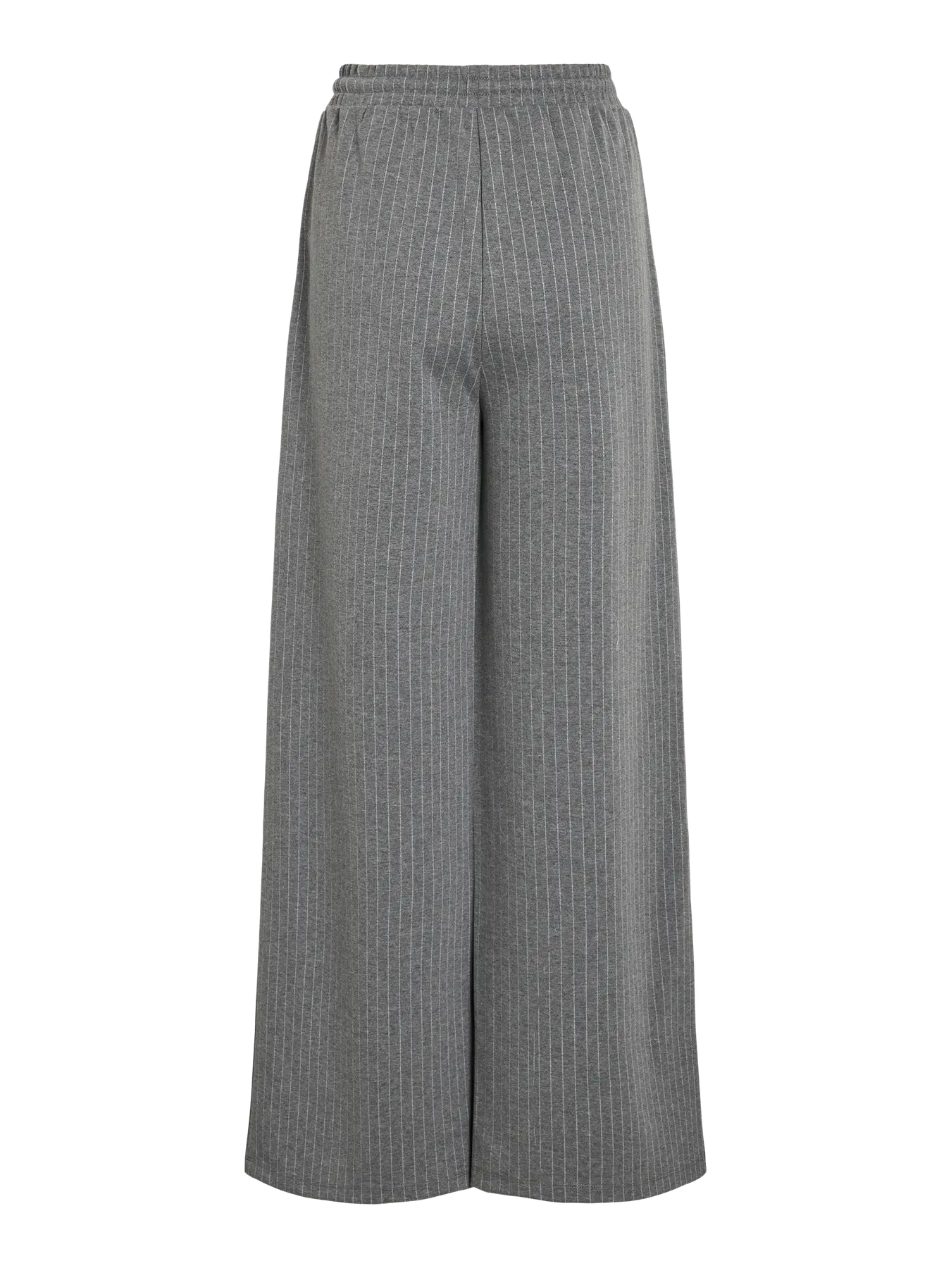 VL VIARLESA HW WIDE PANTS - grå pin stripe