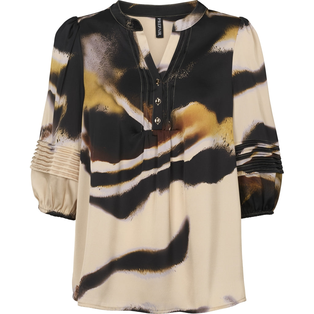 PP Camilla Blouse - beige multi