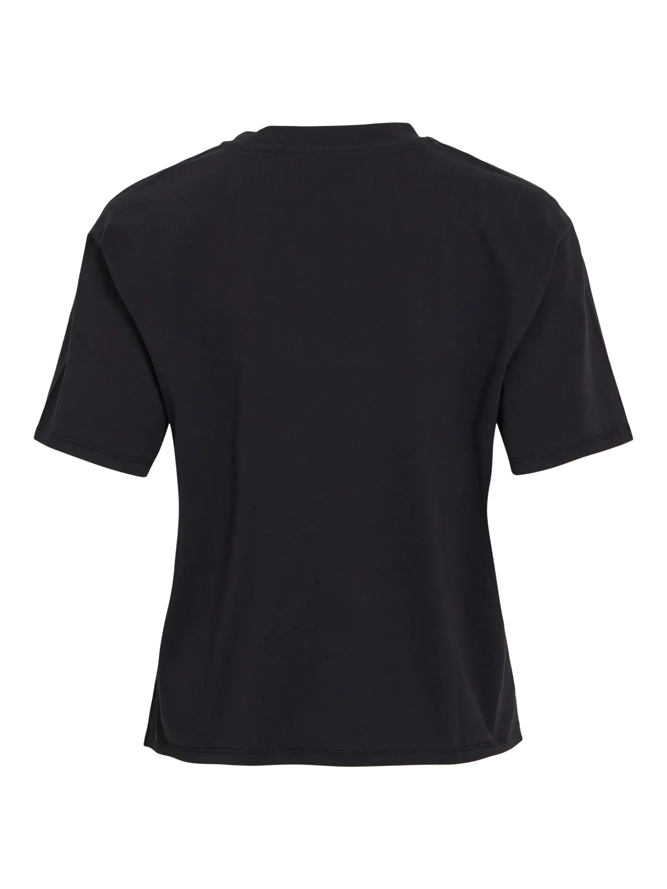 VL VIVARZIMA FLOWER O-NECK T-SHIRT - sort m/blomster