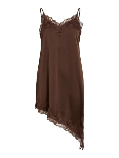 VL VILACEY STRAP DRESS - Coffee Bean