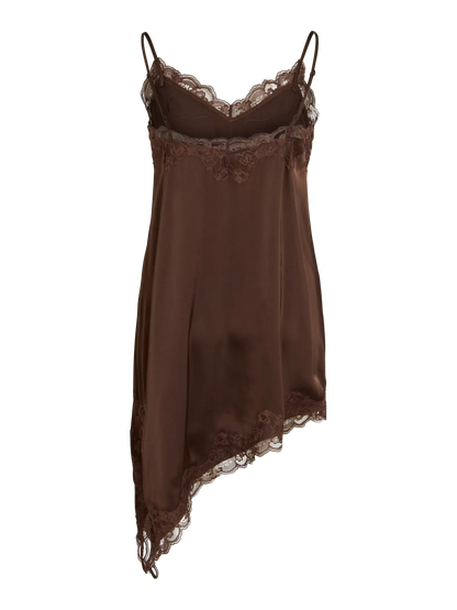 VL VILACEY STRAP DRESS - Coffee Bean