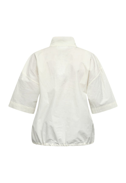 SP ELIAS-SS Zip-Bluse - cream