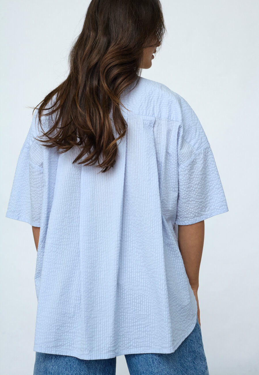 SP ELLA-N.SH12 - blue w. stripes