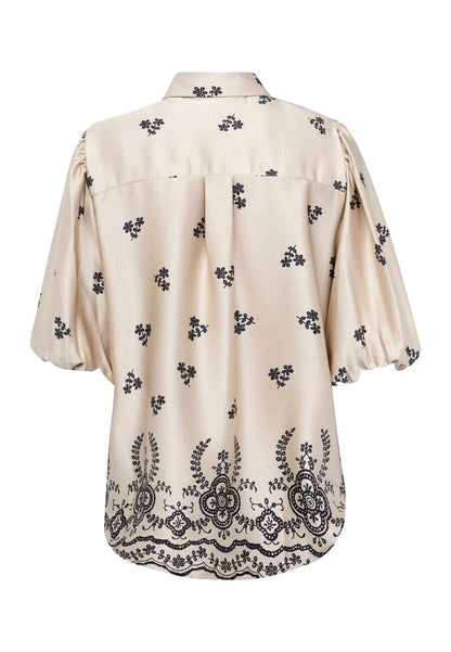 SP ELLA-SH79 Shirt - champagne/black