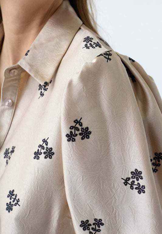 SP ELLA-SH79 Shirt - champagne/black