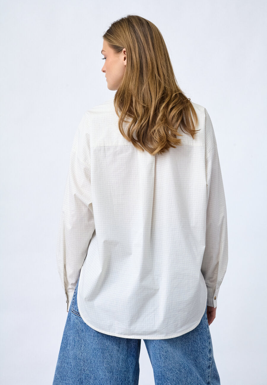 SP EMMU-SH Shirt - cream check