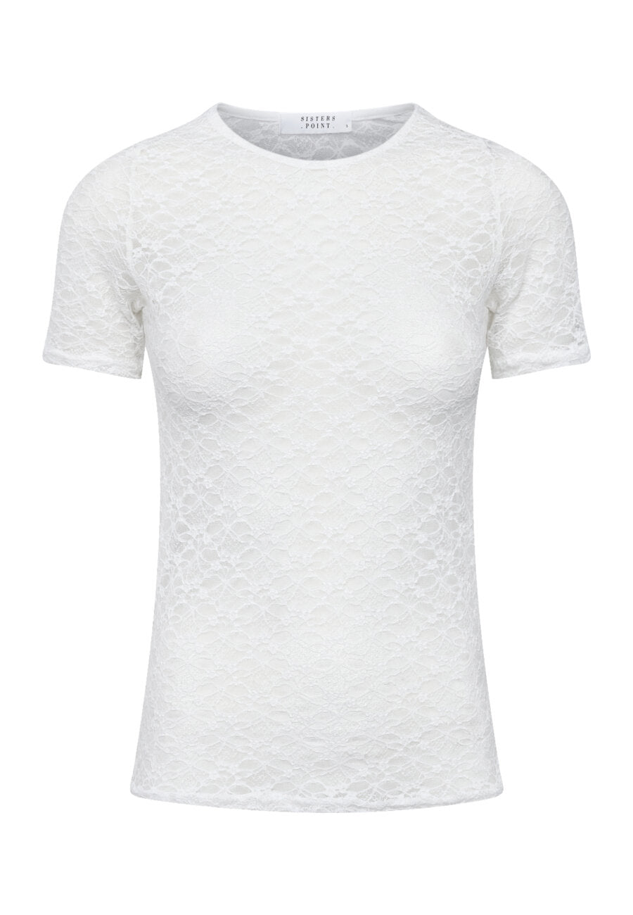 SP GIMAS-SS Mesh Blouse - cream
