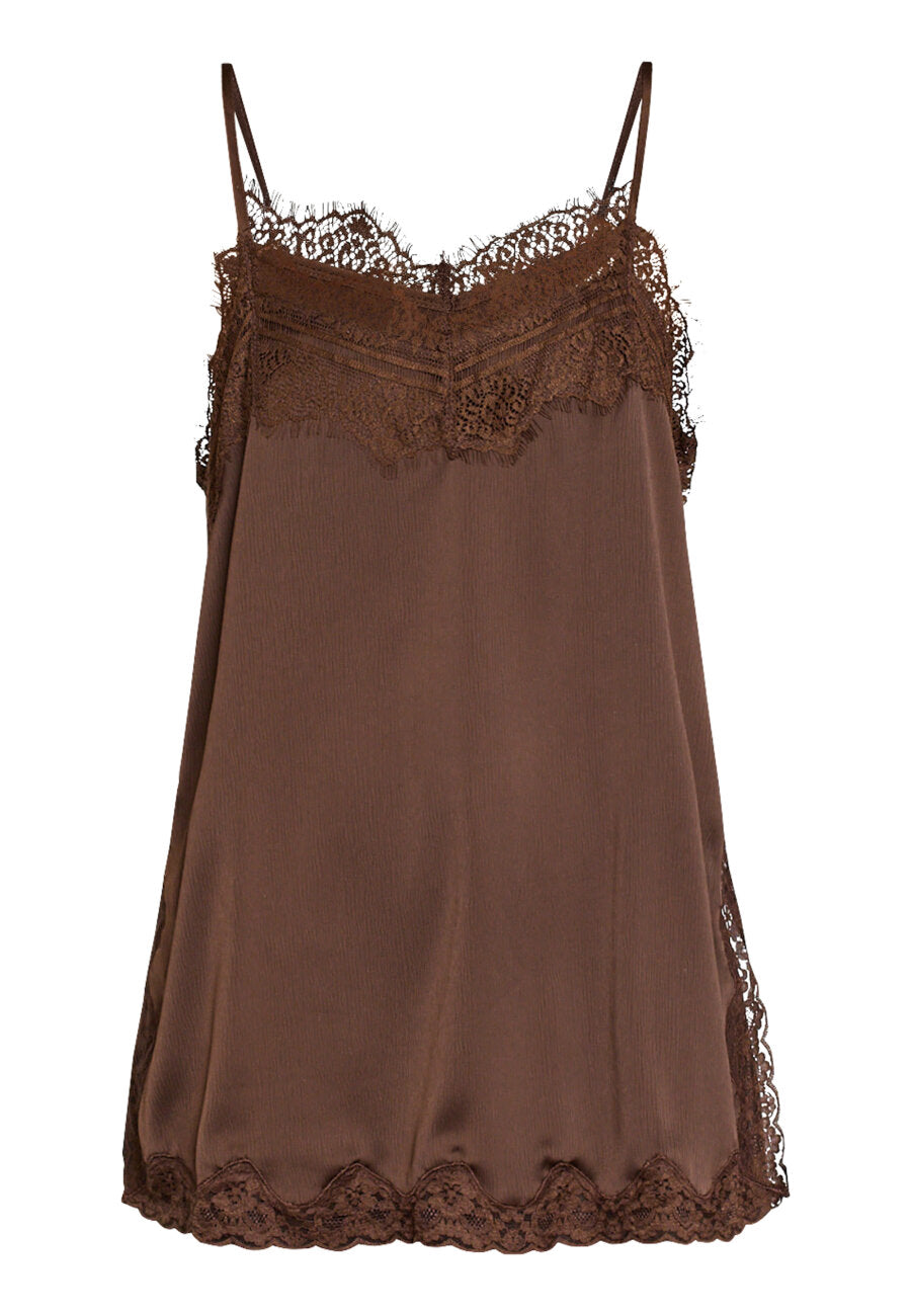 SP Isolde top - chocolate