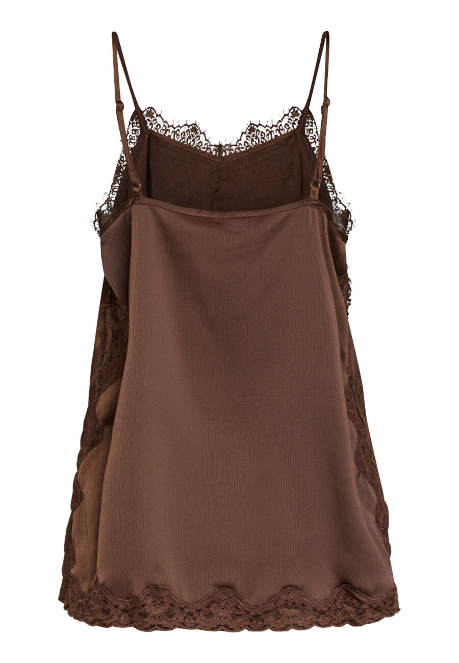 SP Isolde top - chocolate