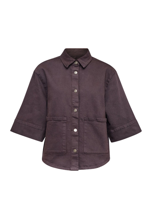 SP OLEA-JA15 - denim jakke - chocolate