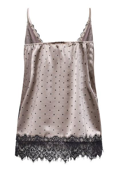 SP VALERIE-ST Top - earth dot beige/sort