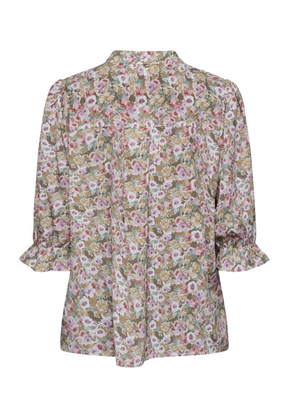 SP Venny SS1 blouse - rosa flowers
