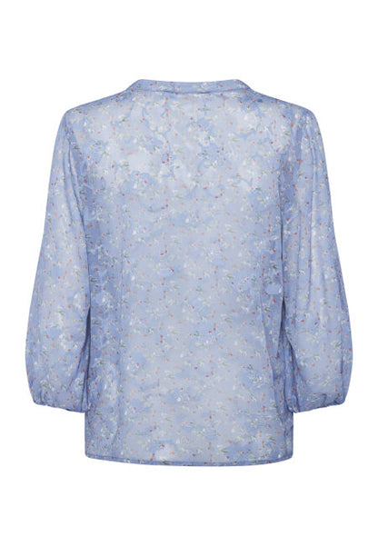 SP VIABA-SH3 - light blue med blomster