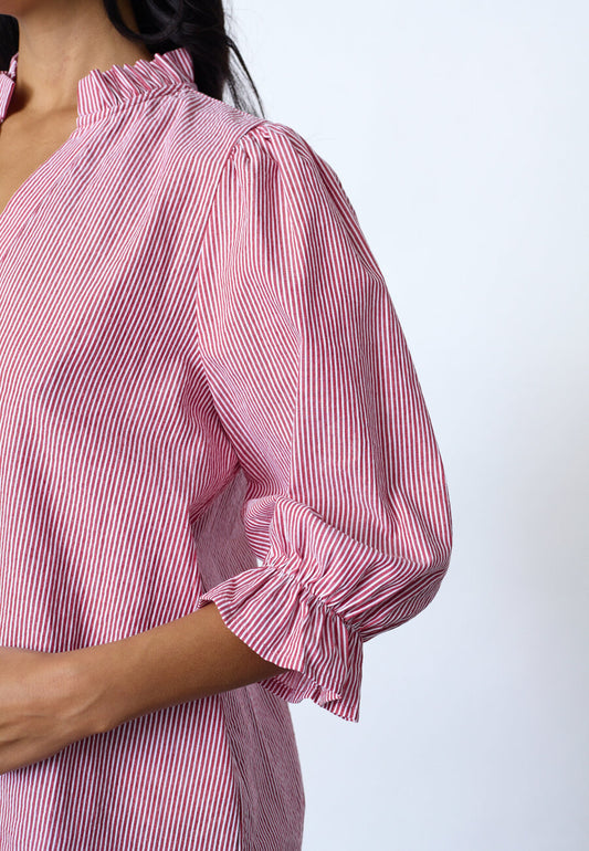 SP VYSLA-SS Shirt - Red/White