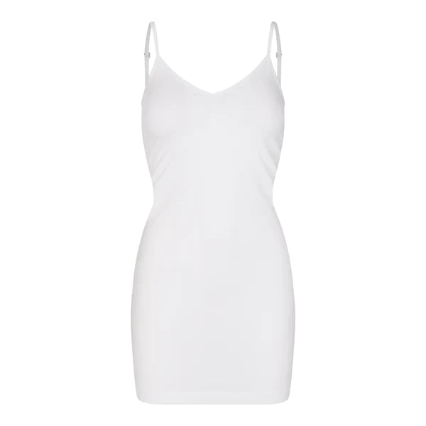 LB Ninna Slip Dress – hvid