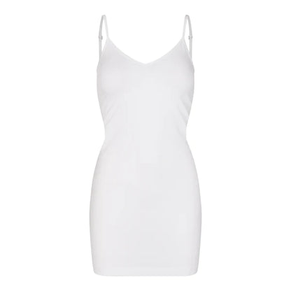 LB Ninna Slip Dress – hvid