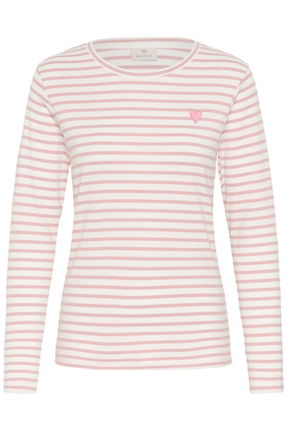 KA Liddy T-shirt m/lange ærmer - pale mauve