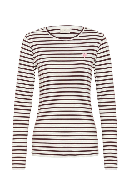 KA Liddy T-shirt m/lange ærmer - fudge