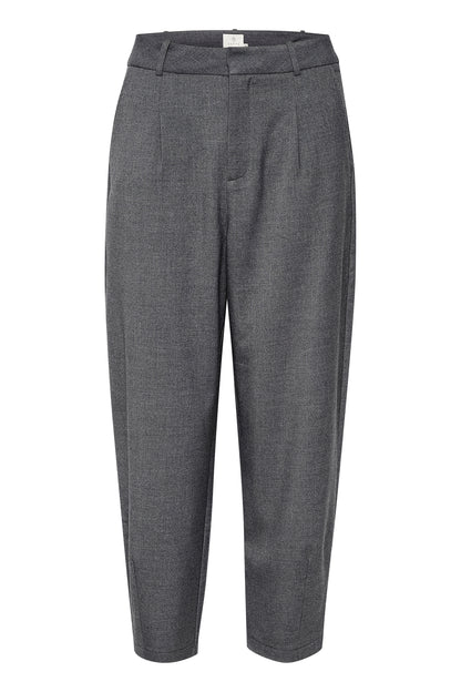 KA Merle 7/8 pants Suiting - dark grey melange