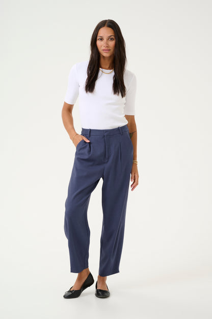 KA Merle 7/8 pants Suiting - Indigo blue