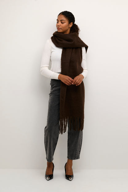 KA Lea Scarf - mørk brun java
