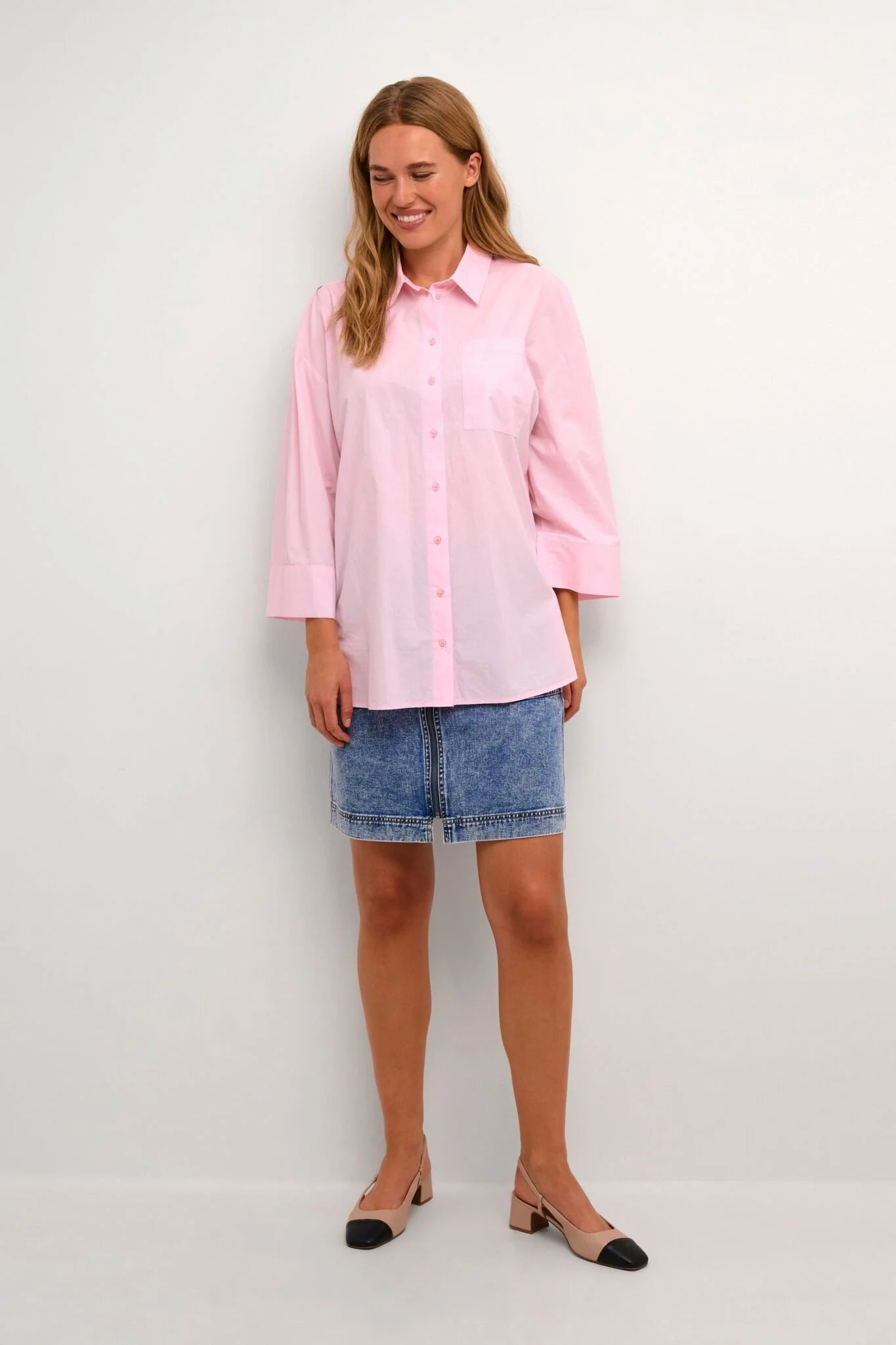 KA Erika Shirt – Pink mist – lyserød