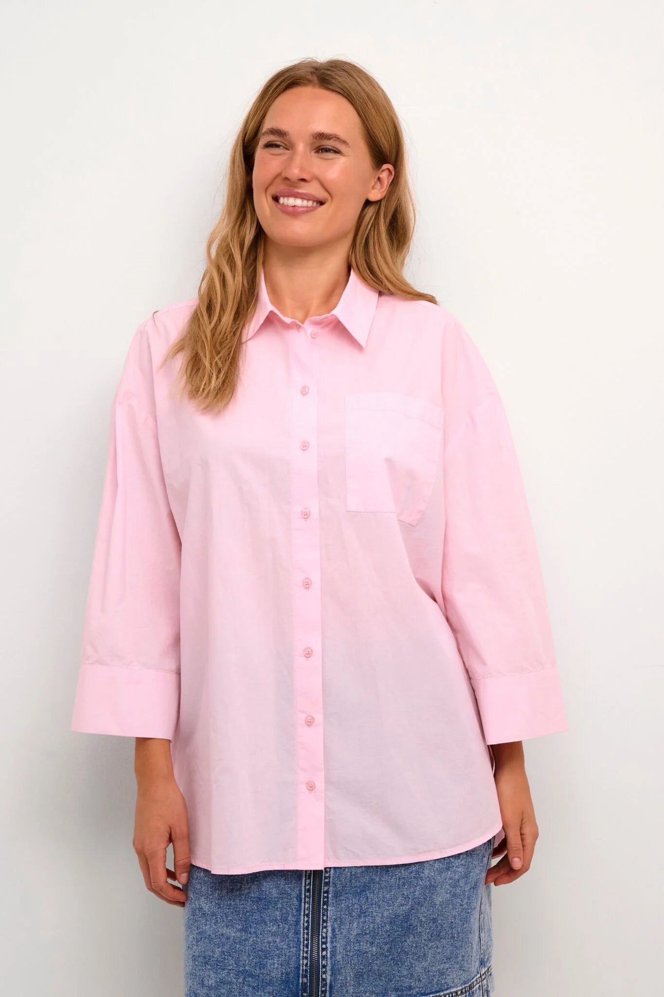 KA Erika Shirt – Pink mist – lyserød