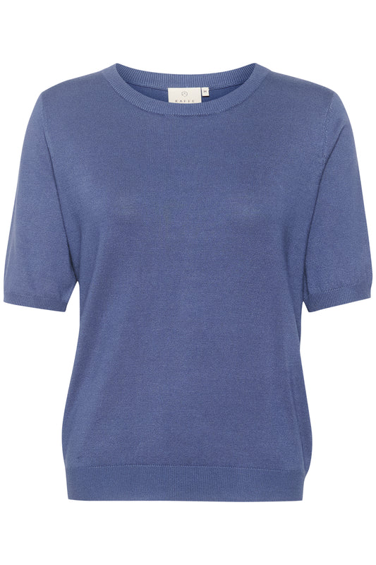 KA Lizza O-neck pullover - Indigo blå