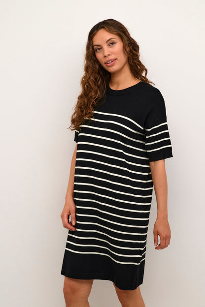 KA Lizza Knit Dress – MØRKEBLÅ